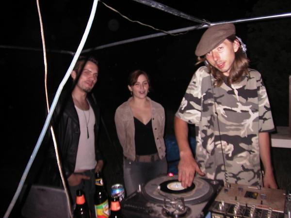 DJ Lonely Boy performing at "Party under the stars"