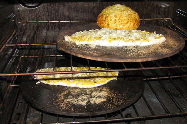 Bread in the oven